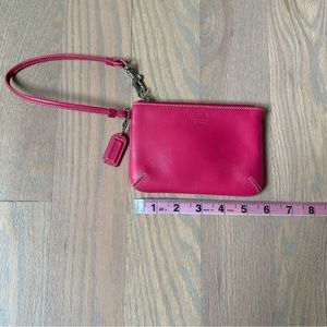 Mini Coach Wristlet